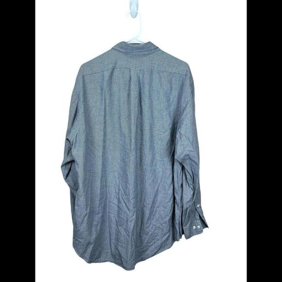 Ralph Lauren Button Down‎ Shirt Men 16 1/2 Yarmouth Oxford Houndstooth Pony - Picture 2 of 4